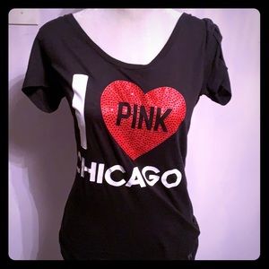 Victoria’s secret pink collection Chicago T shirt